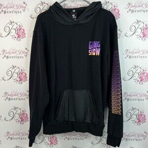 Gong show hockey apparel sweater neon Black Gongshow Hoodie with Colorful Logo